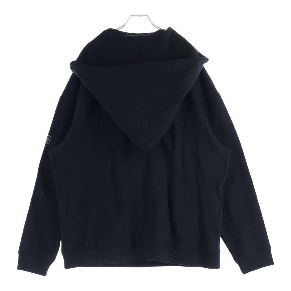 RAF SIMONS(ラフシモンズ) 22AW Knot Hood Regular Fit Hoodie ノットフード プルオーバースウェットパーカー フーディー ブラック 222-M164