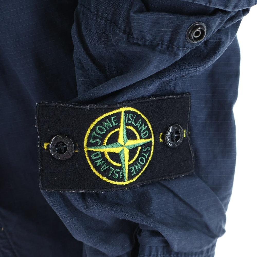STONE ISLAND(ストーンアイランド) 19SS TYPE-SL Cargo Pants ロゴワッペン スリムタイプカーゴパンツ ネイビー 701531807