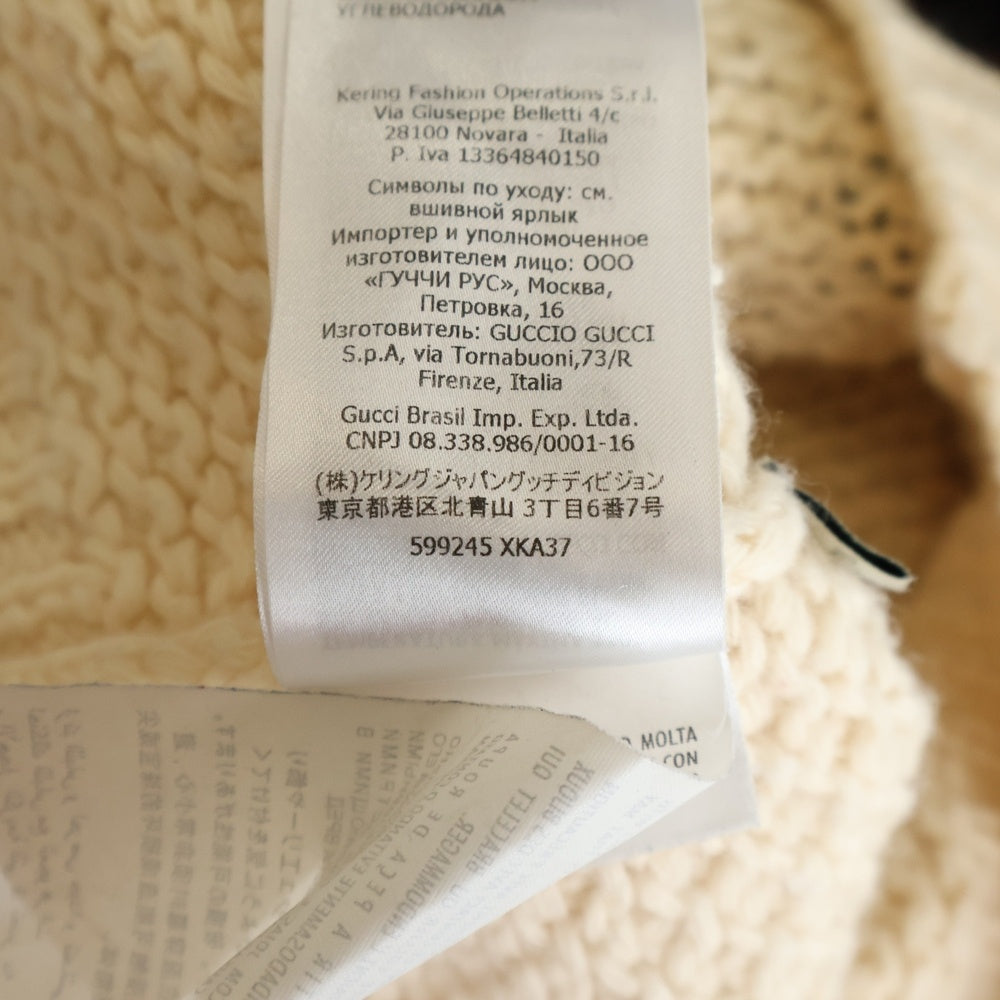 GUCCI(グッチ) ×Disney Embroidered Mickey Mouse Sweater ディズニー ニットセーター アイボリー 599245 XKA37