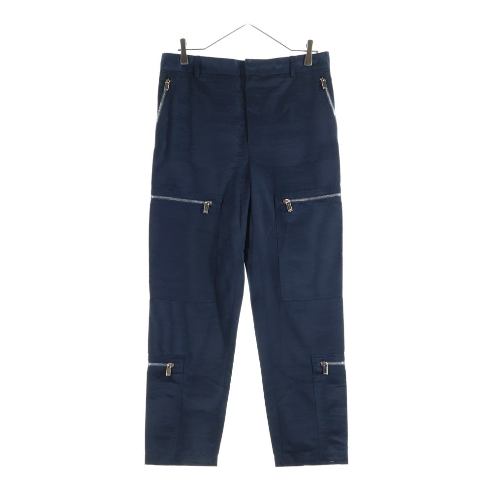 Dior HOMME(ディオールオム) Satin Zip Cargo Pants サテンジップ カーゴパンツ ネイビー 183C175A5111