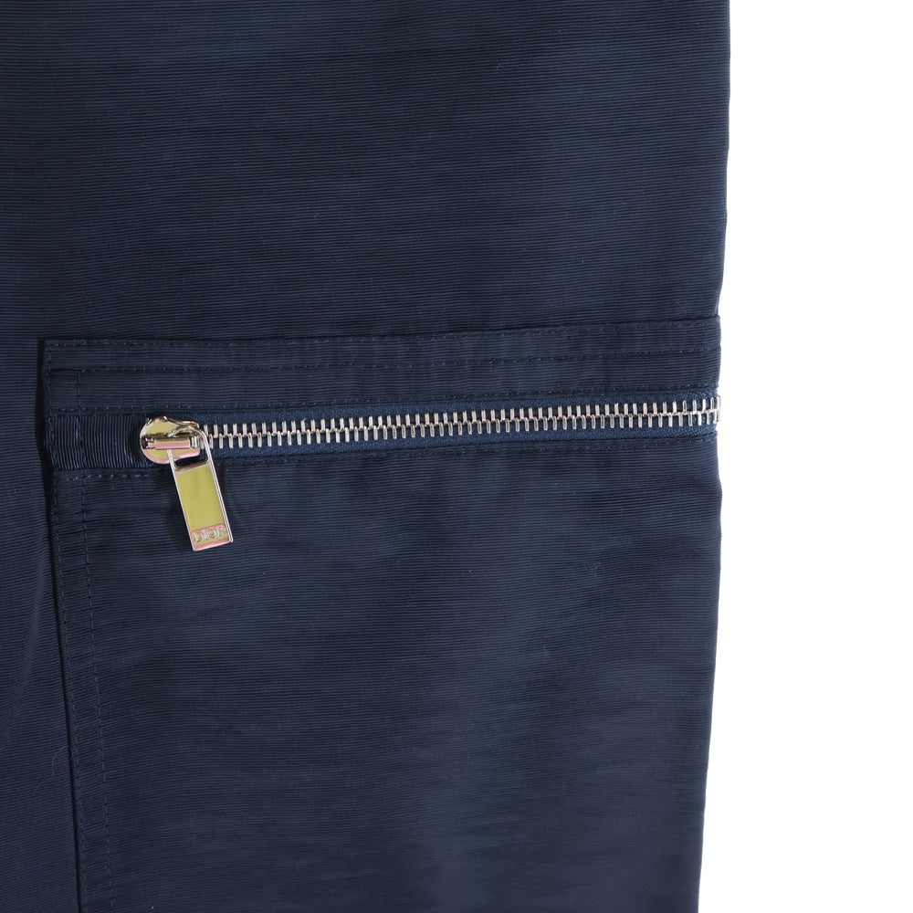 Dior HOMME(ディオールオム) Satin Zip Cargo Pants サテンジップ カーゴパンツ ネイビー 183C175A5111