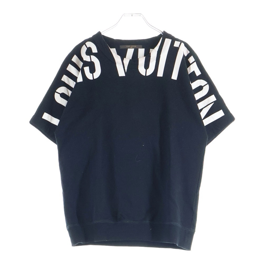 LOUIS VUITTON(ルイヴィトン) 17AW ×Fragment Design T-Shirt フラグメントデザイン スウェット半袖Tシャツ ブラック RM172M JIU HDY32W