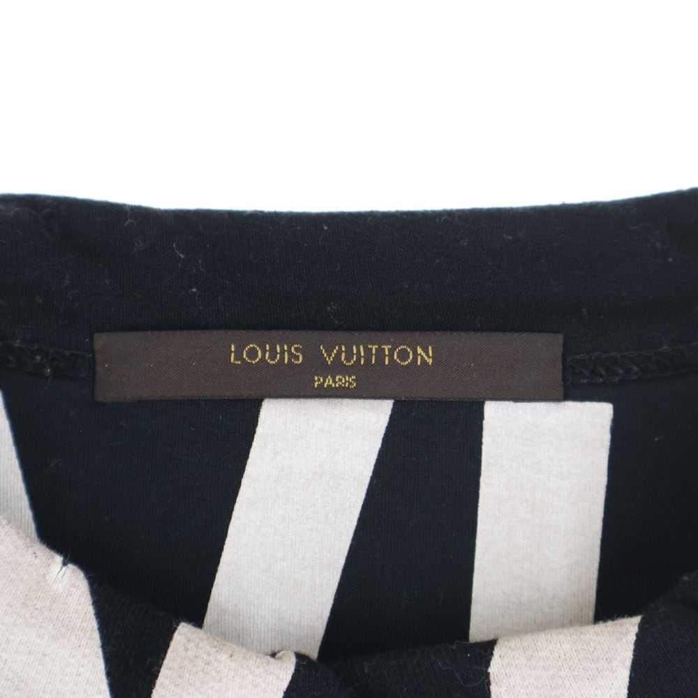 LOUIS VUITTON(ルイヴィトン) 17AW ×Fragment Design T-Shirt フラグメントデザイン スウェット半袖Tシャツ ブラック RM172M JIU HDY32W