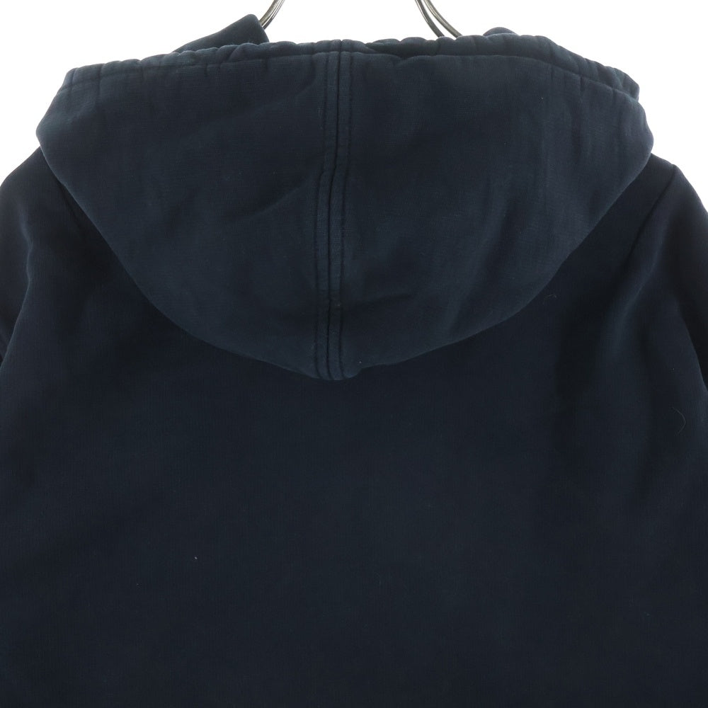 AMI Alexandre Mattiussi(アミアレクサンドルマテュッシ) Hoodie ハートロゴ刺繍 プルオーバースウェットパーカー フーディー ブラック BFHJ008.730
