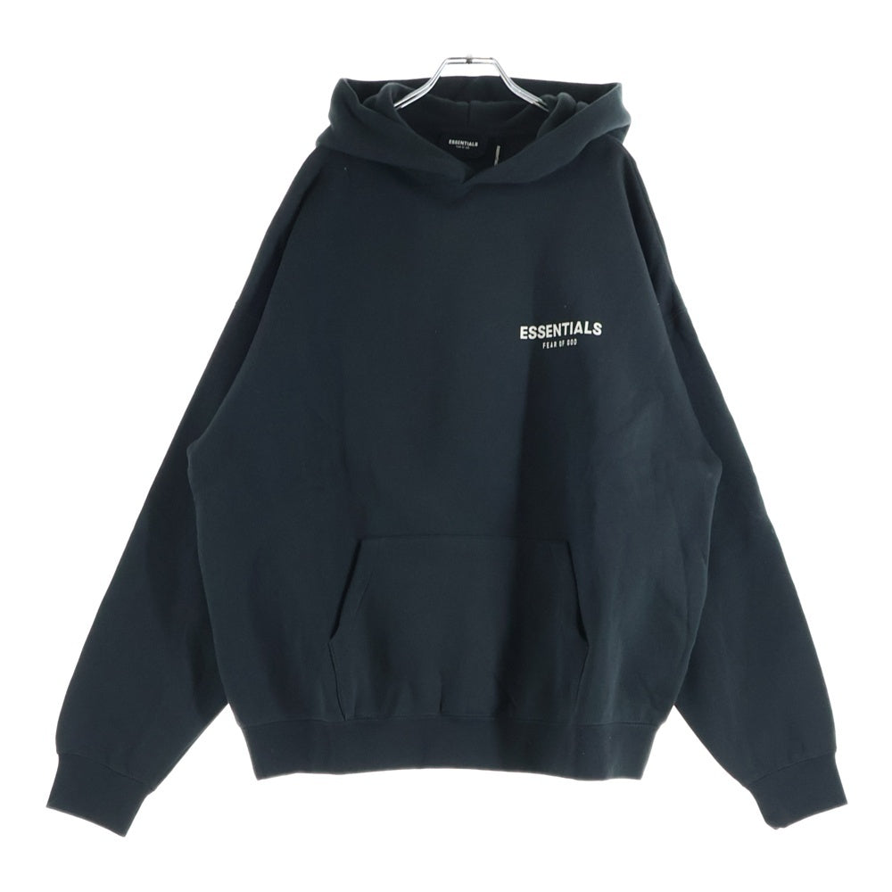 FEAR OF GOD ESSENTIALS(フィアオブゴッド エッセンシャルズ) HOODIE FLOWER PHOTO バックフォトプリント プルオーバースウェットパーカー フーディー ブラック