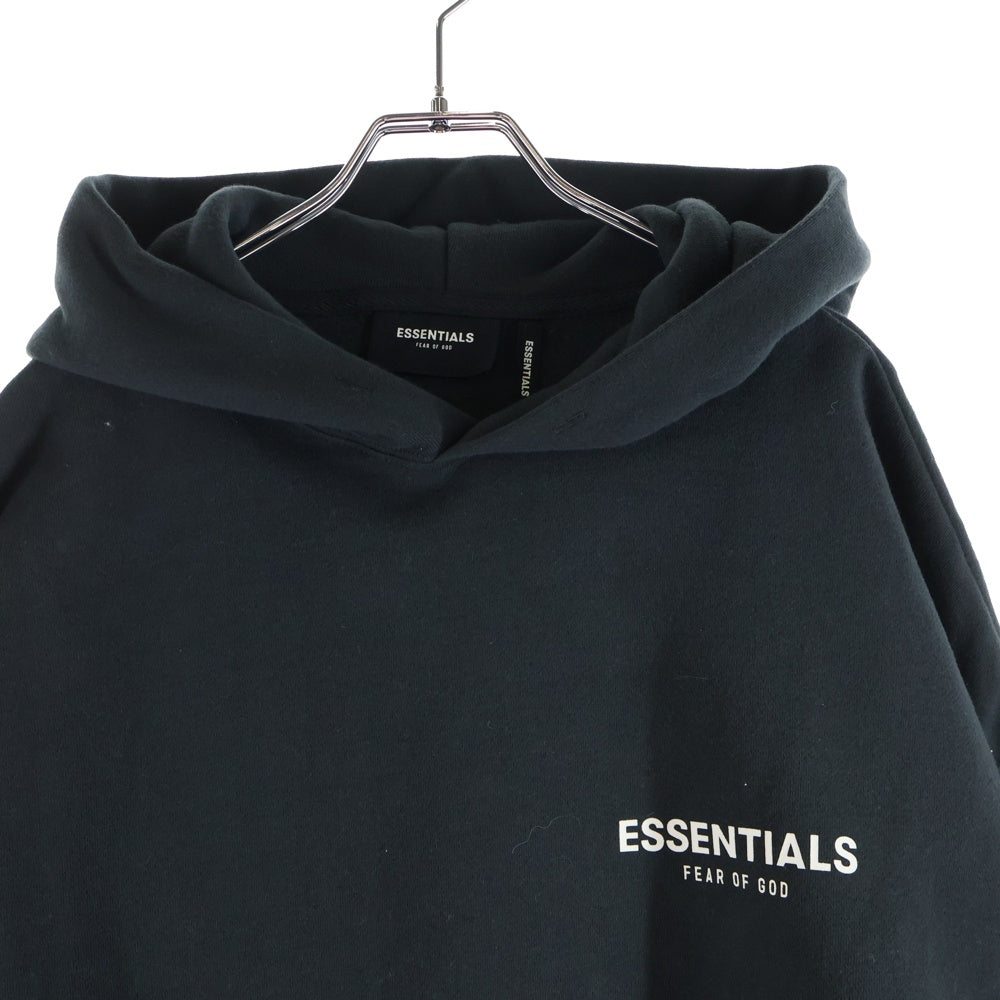 FEAR OF GOD ESSENTIALS(フィアオブゴッド エッセンシャルズ) HOODIE FLOWER PHOTO バックフォトプリント プルオーバースウェットパーカー フーディー ブラック