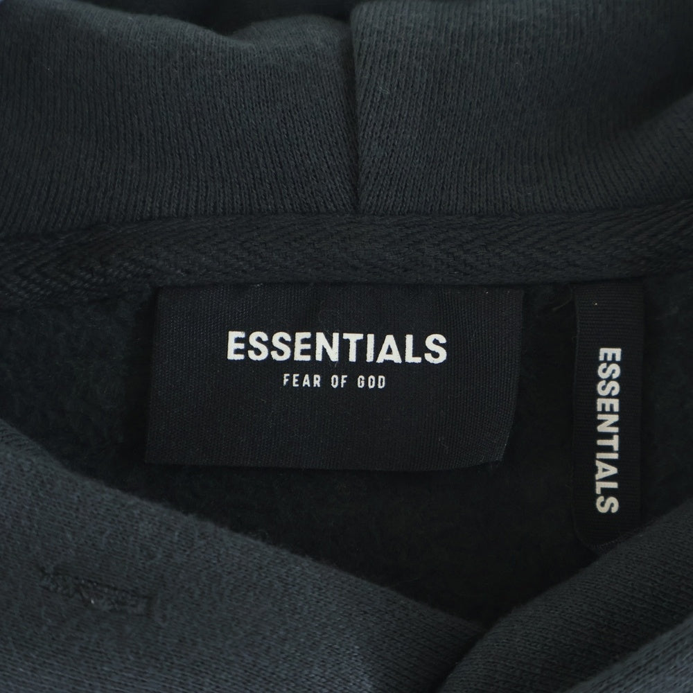 FEAR OF GOD ESSENTIALS(フィアオブゴッド エッセンシャルズ) HOODIE FLOWER PHOTO バックフォトプリント プルオーバースウェットパーカー フーディー ブラック