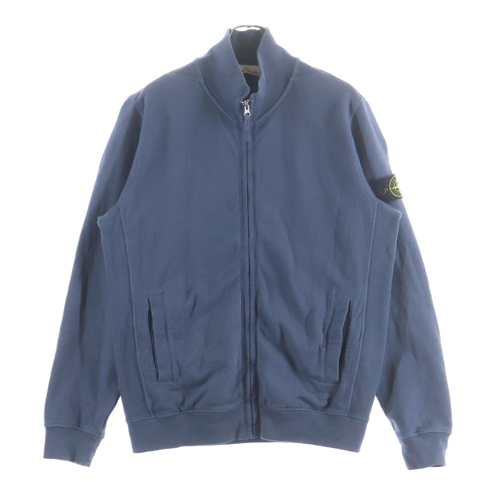 STONE ISLAND(ストーンアイランド) Logo Patch Full Zip Sweat ロゴパッチ フルジップ スウェットトレーナー ブルー 811560720