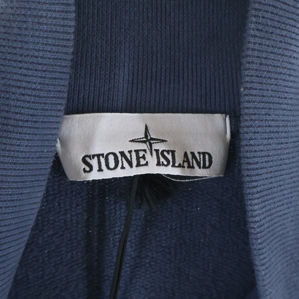 STONE ISLAND(ストーンアイランド) Logo Patch Full Zip Sweat ロゴパッチ フルジップ スウェットトレーナー ブルー 811560720