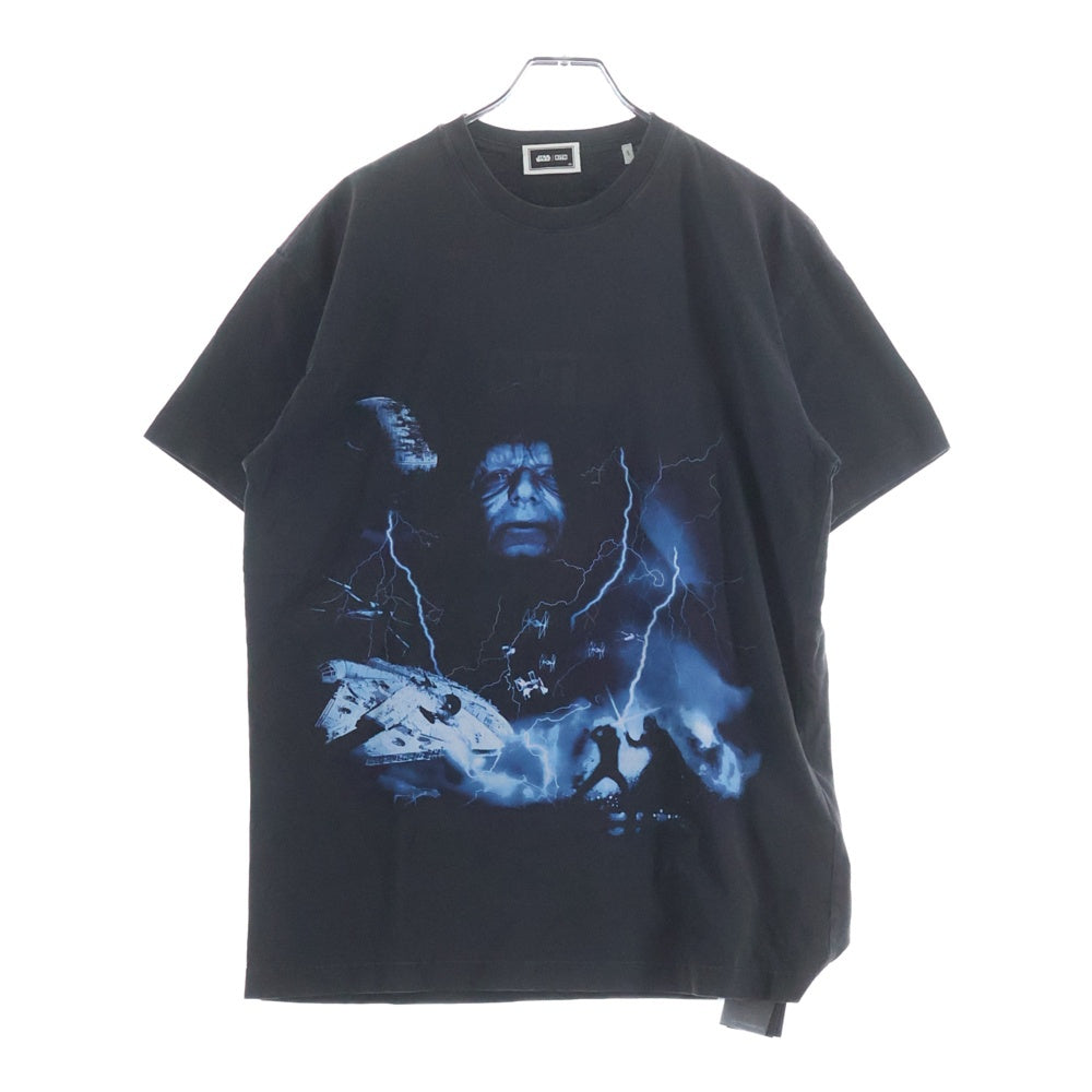 KITH(キス) ×Star Wars Emperor Tee スターウォーズ フロントロゴ半袖Tシャツ カットソー ブラック