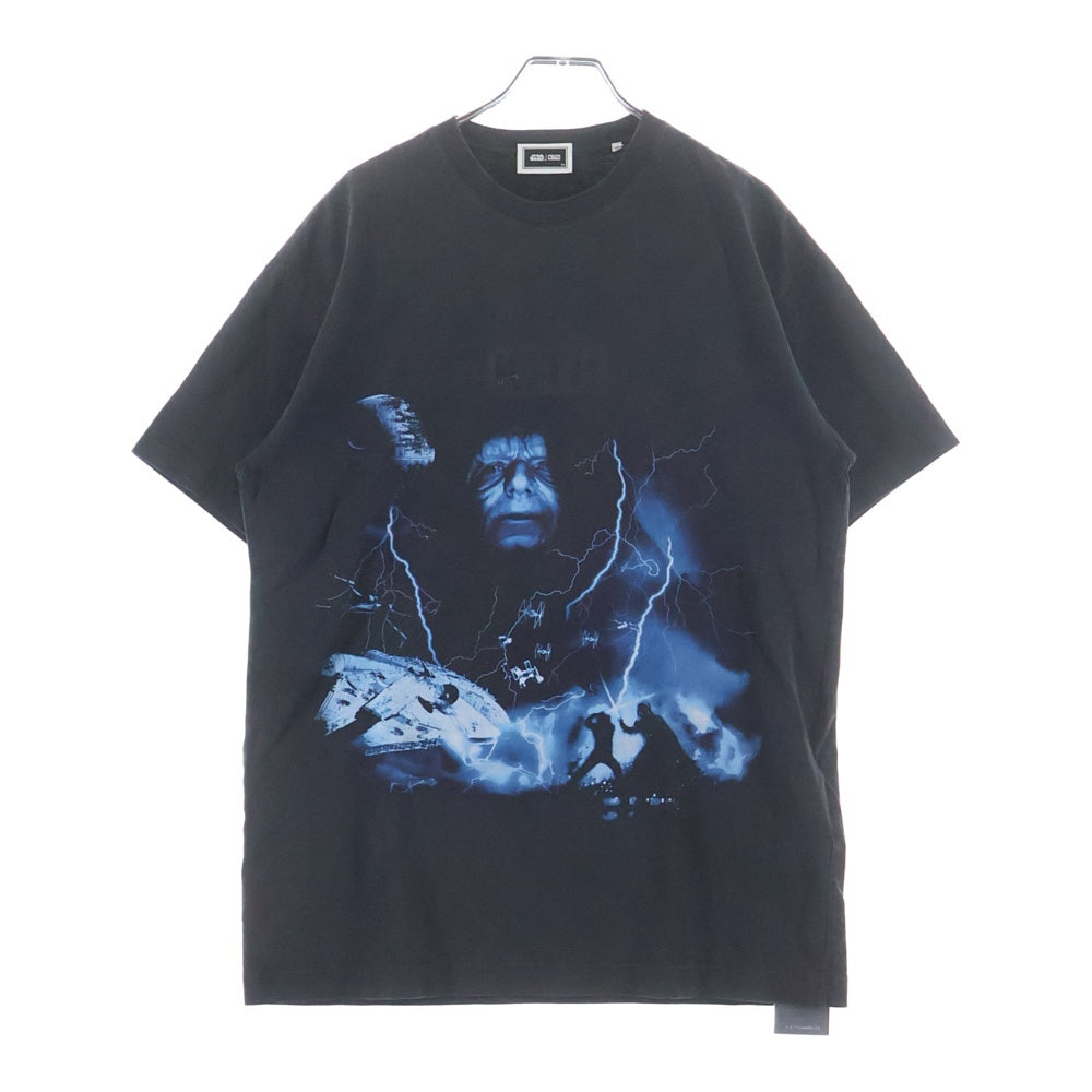 KITH(キス) ×Star Wars Emperor Tee スターウォーズ フロントロゴ半袖Tシャツ カットソー ブラック
