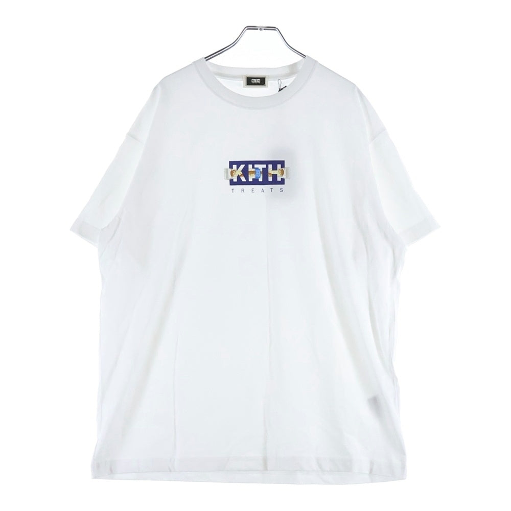 KITH(キス) Treats Box Logo YOKUMOKU Tee トリーツ フロントロゴプリント半袖Tシャツ ホワイト