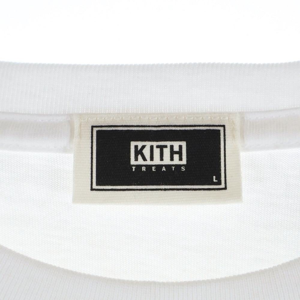 KITH(キス) Treats Box Logo YOKUMOKU Tee トリーツ フロントロゴプリント半袖Tシャツ ホワイト