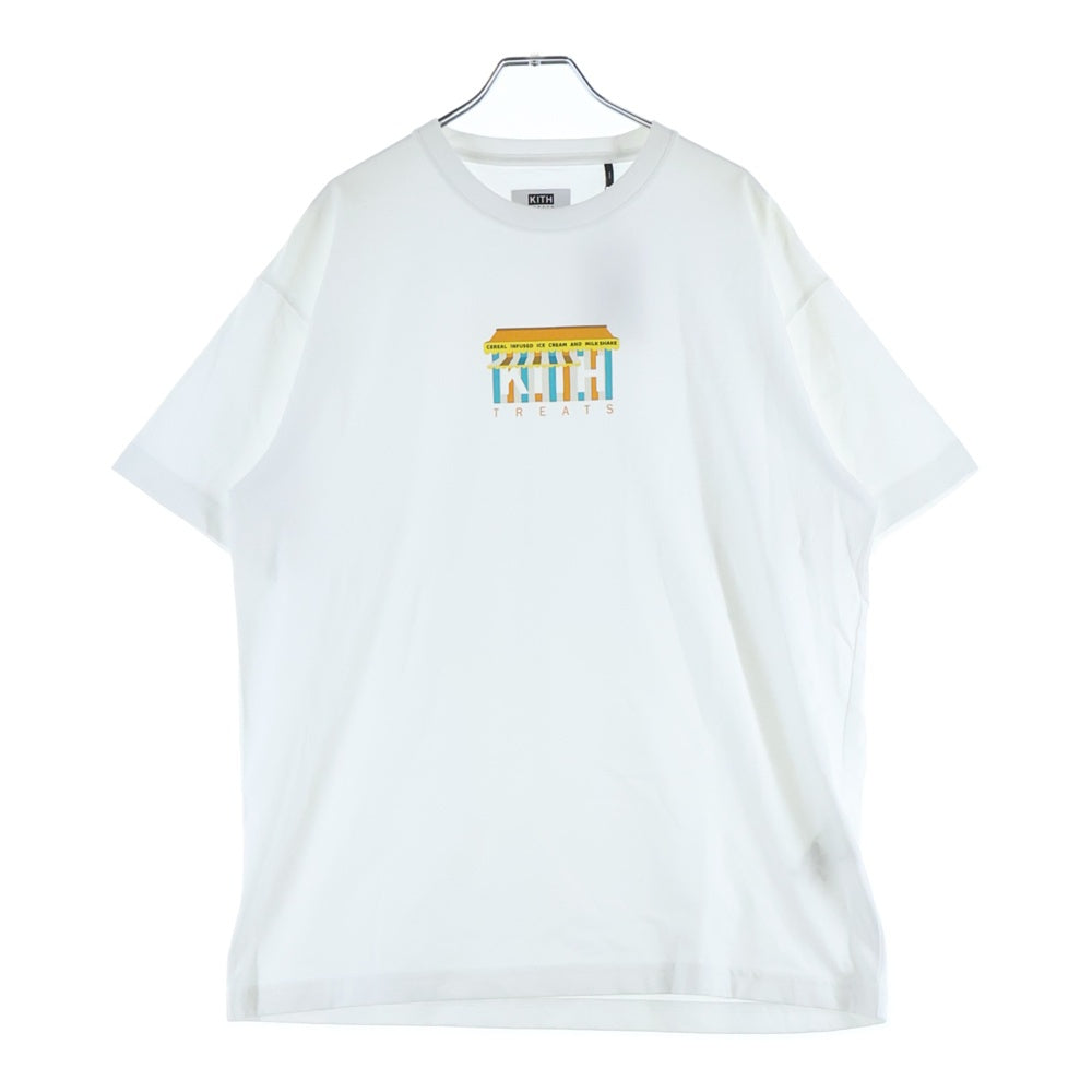 KITH(キス) Treats Box Logo Tee トリーツ フロントロゴ半袖Tシャツ ホワイト
