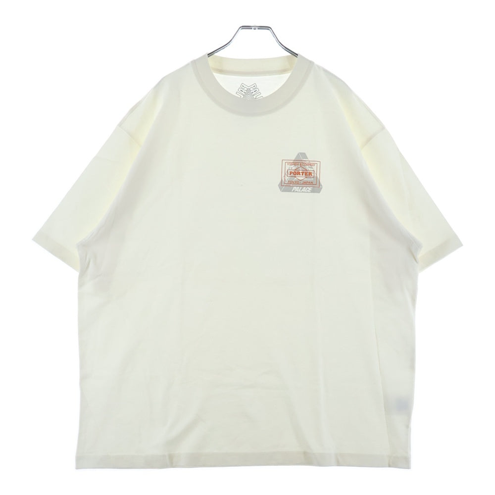 Palace Skateboards(パレススケートボーズ) ×PORTER Logo Tee ポーター フロントロゴプリント半袖Tシャツ ホワイト