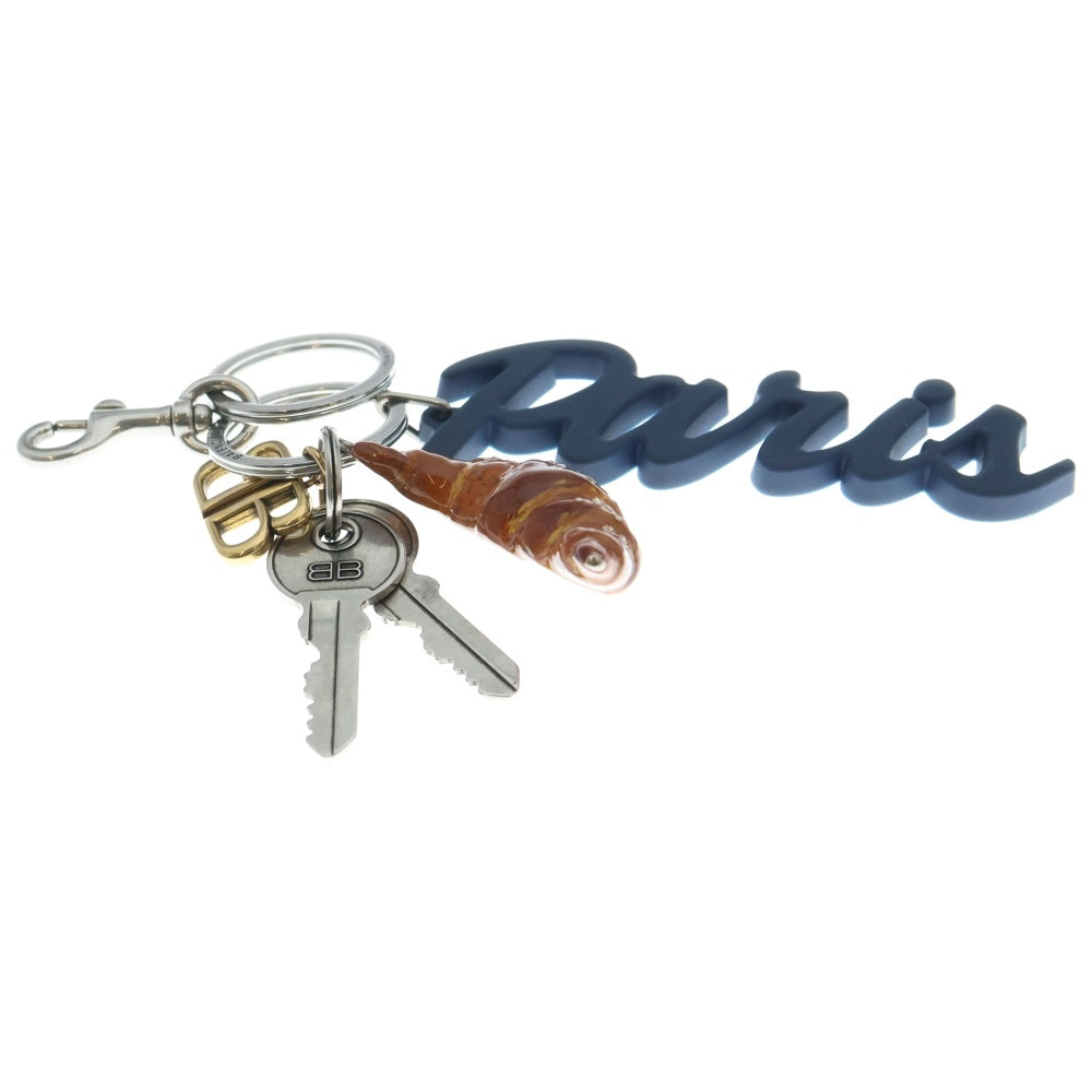 BALENCIAGA(バレンシアガ) Tourist Paris Croissant Charm/Keychain クロワッサン キーチャーム キーホルダー マルチ