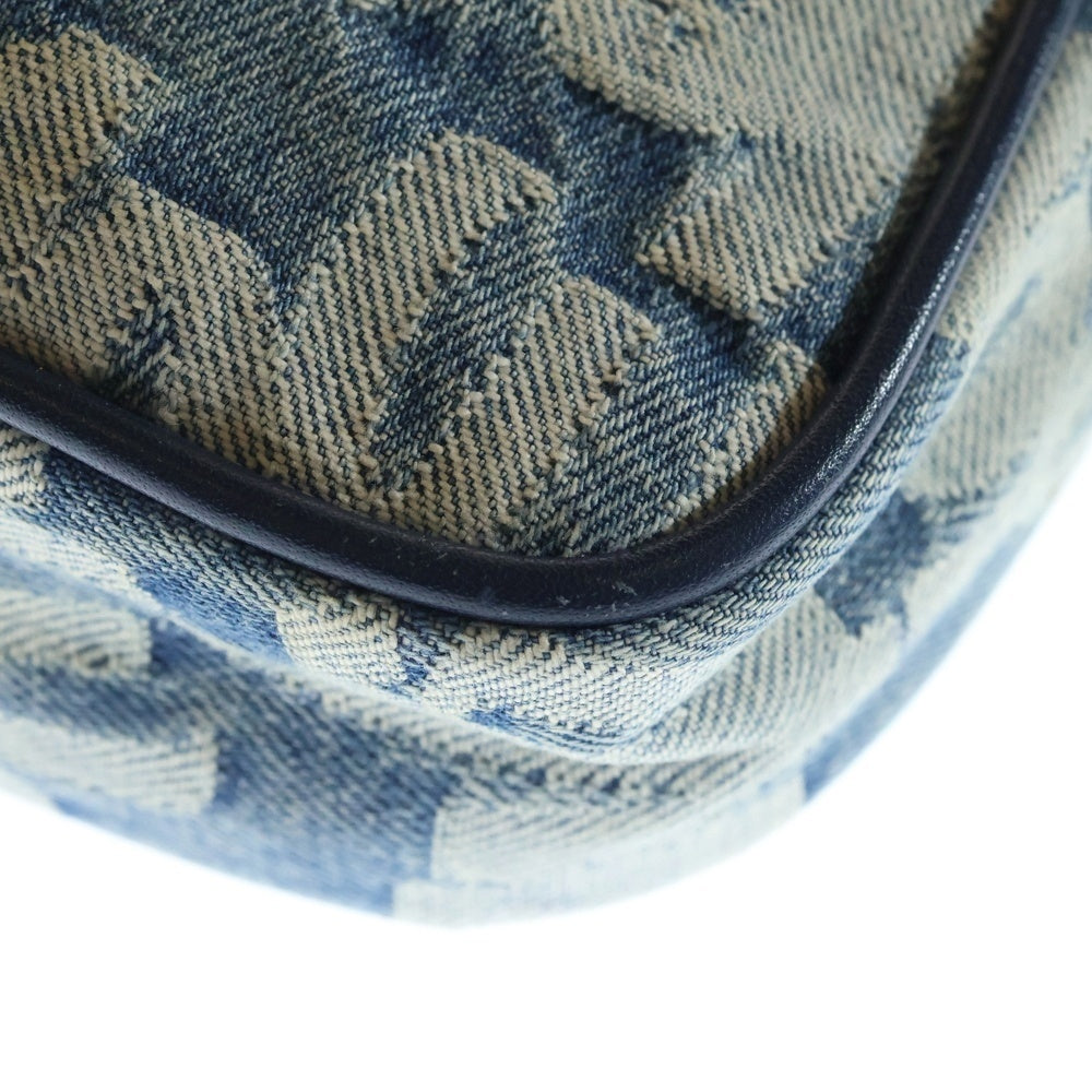 SUPREME(シュプリーム) 22SS Fat Tip Jacquard Denim Waist Bag ファットチップ ジャガード デニム ウエストバッグ ブルー レディース