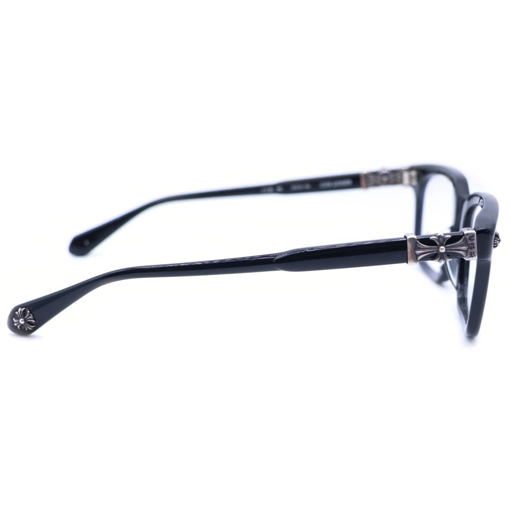 CHROME HEARTS(クロムハーツ) COX UCKER CHクロステンプル ウェリントンフレーム サングラス アイウェア メガネ ブラック/シルバー