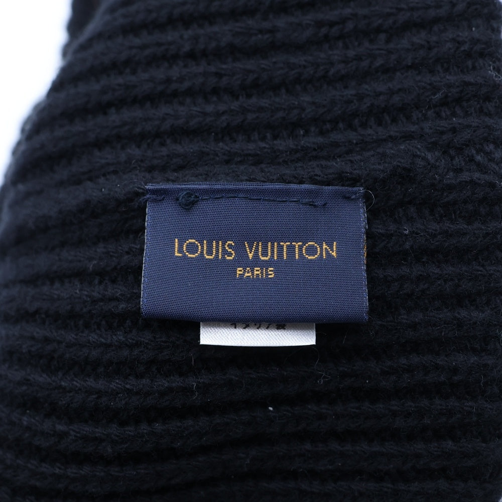 LOUIS VUITTON(ルイヴィトン) ボネ LVロゴ ウール ビーニー 帽子 ブラック M76706