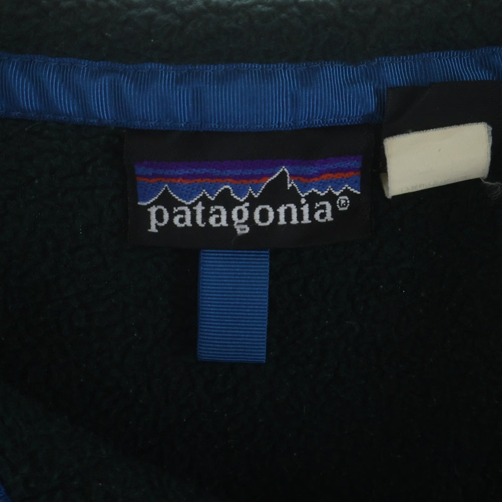 PATAGONIA(パタゴニア) 90s Rタグ スナップT プルオーバーフリース グリーン/パープル