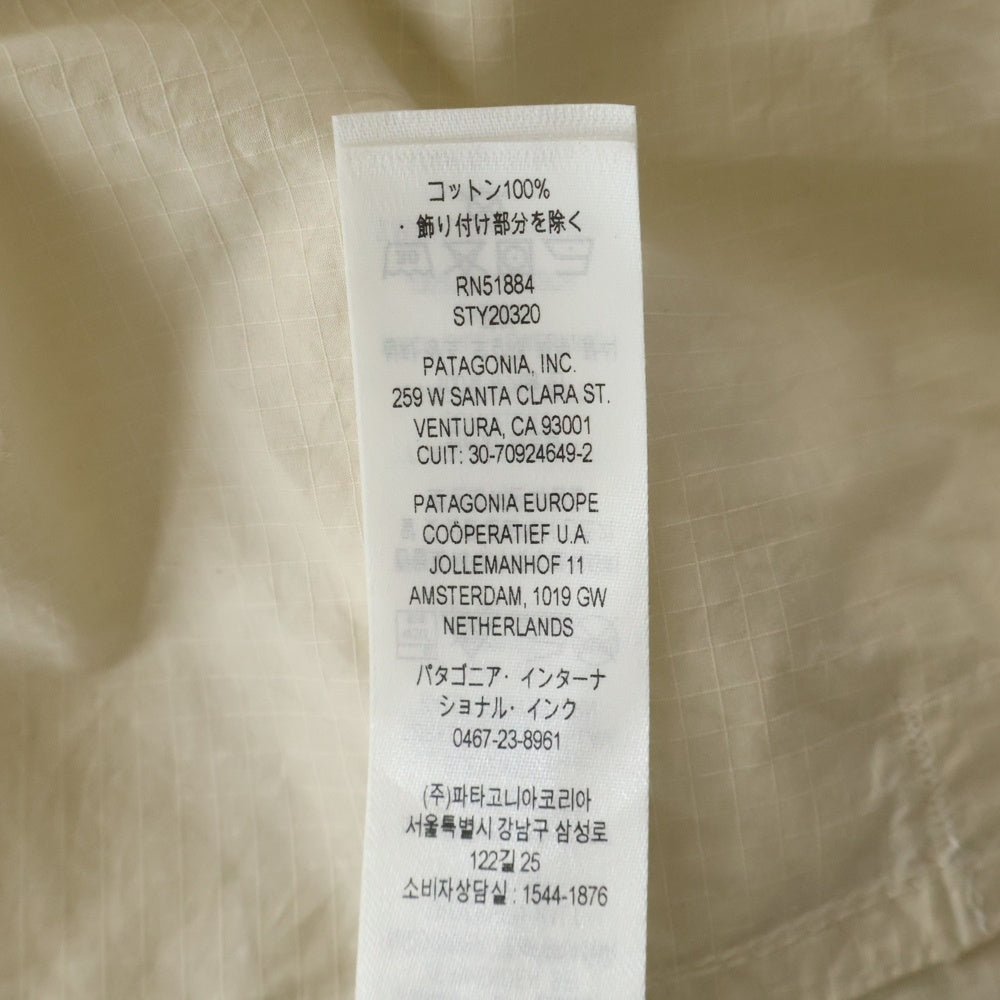 PATAGONIA(パタゴニア) 25SS Men's Windsweep Jacket ウインドスウィープジャケット ベージュ 20320 SP25