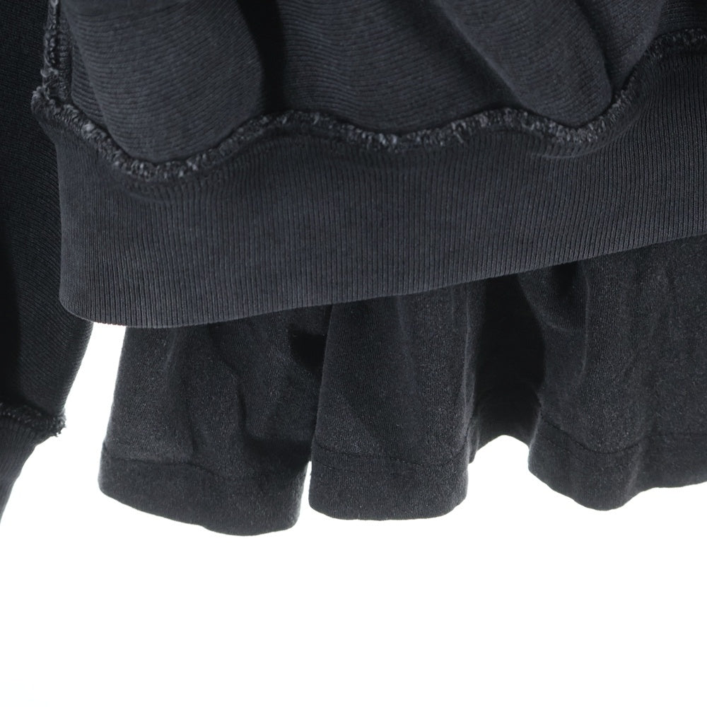 ALEXANDER WANG(アレキサンダーワン) Distressed Hoodie レイヤード ダメージ加工 プルオーバースウェットパーカー フーディー グレー UCC4241718