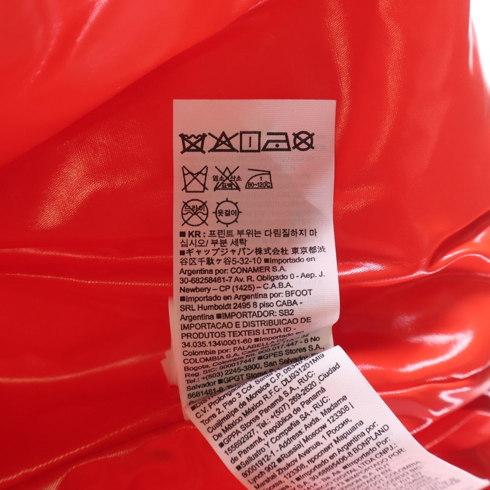 Yeezy Gap Engineered by Balenciaga(イージー ギャップ エンジニアードバイ バレンシアガ) Round Jacket コーティング加工 ラウンドジャケット パッファージャケット オレンジ