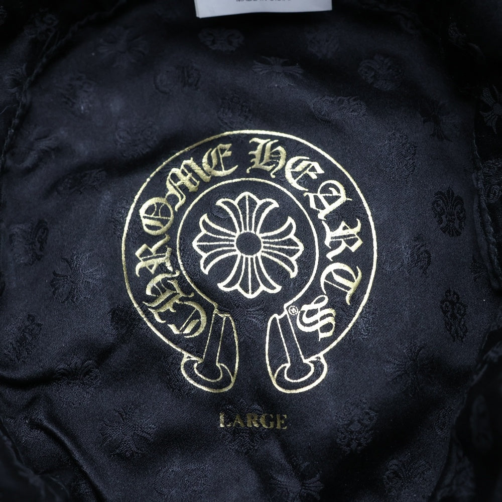 CHROME HEARTS(クロムハーツ) クロスパッチ デニム バケットハット 帽子 インディゴ