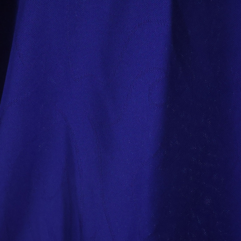 adidas(アディダス) ×A BATHING APE SSL FLAME JERSEY BAPE アベイシングエイプ ロゴ刺繍 半袖Tシャツ サッカーユニフォーム ジャパンブルー KF4914