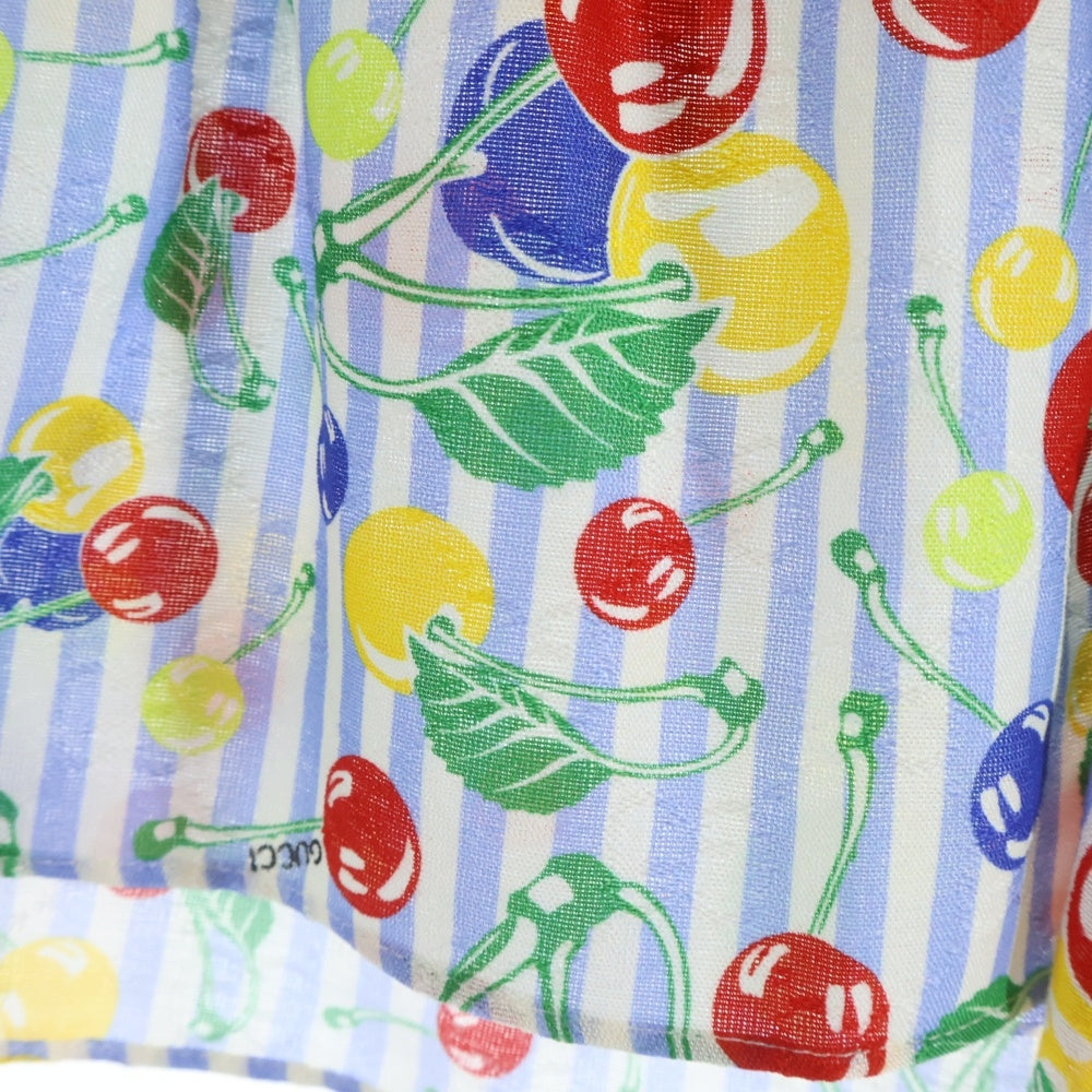 GUCCI(グッチ) Short Pants ストライプ 総柄ハーフパンツ ショーツ ブルー 739766 ZAMT6