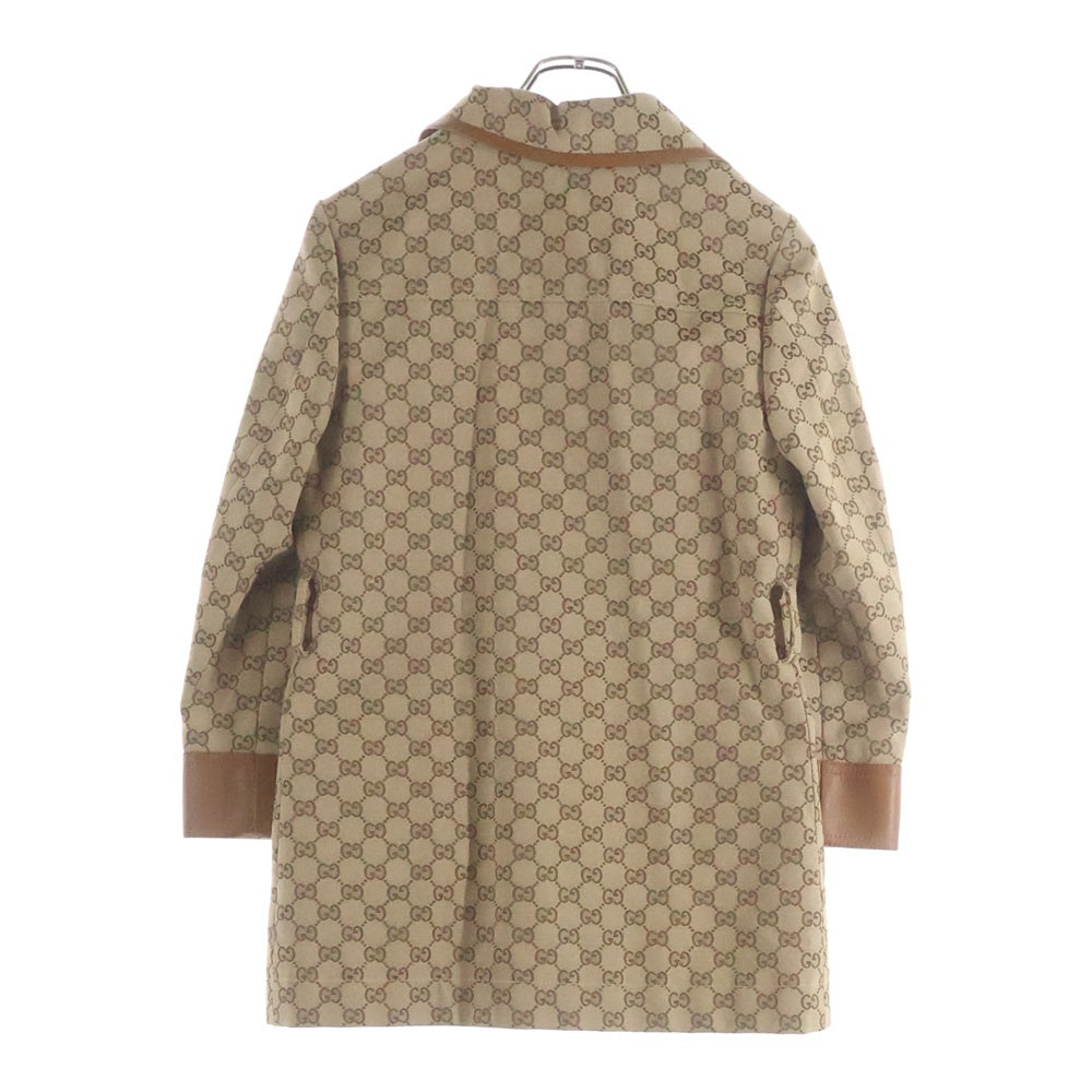 GUCCI(グッチ) GG Monogram Belted Jacket GGモノグラム ベルトジャケット ベージュ 682302 Z8AWR