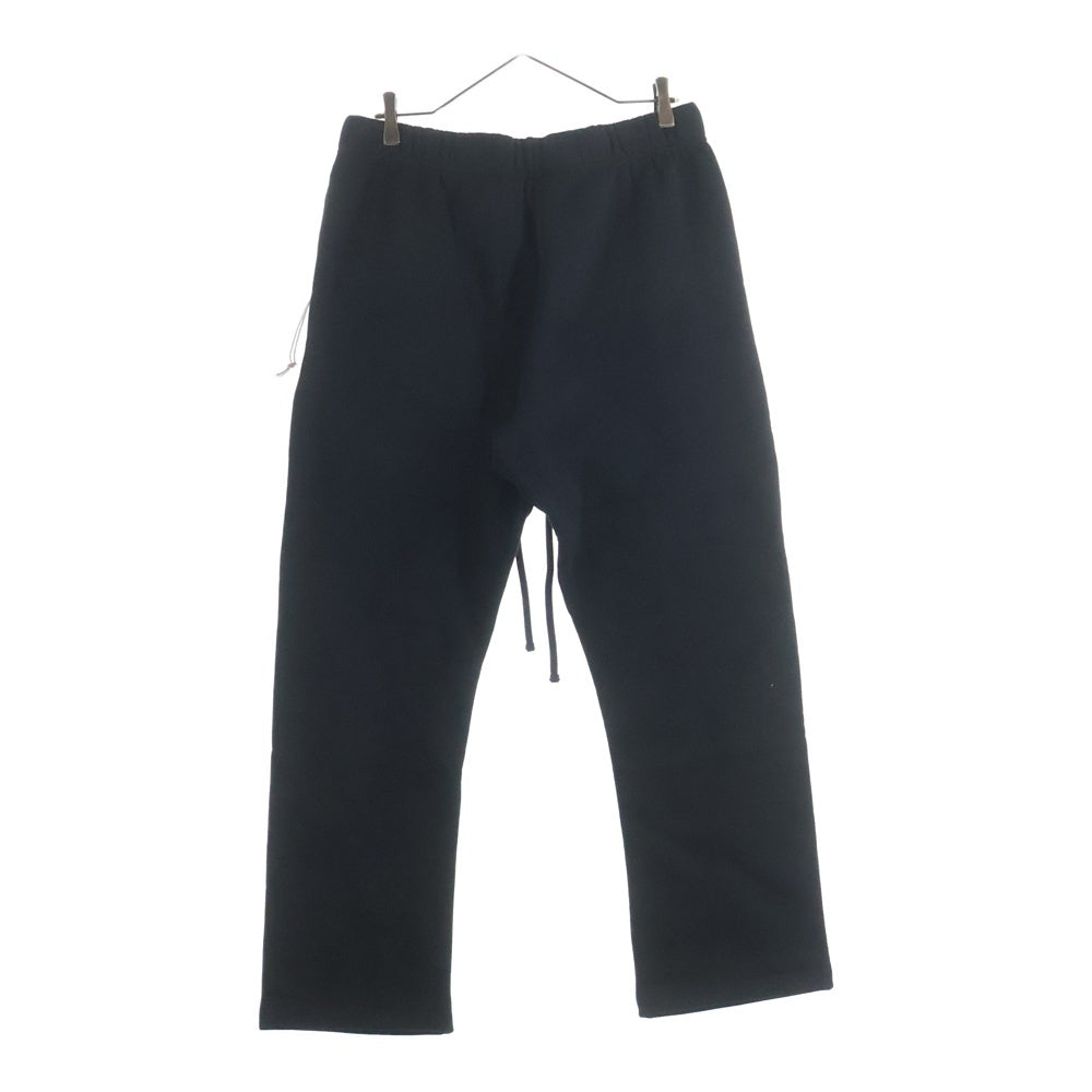 FEAR OF GOD ESSENTIALS(フィアオブゴッド エッセンシャルズ) Logo Sweat Pants ラバーロゴ ドローコード スウェットパンツ ブラック