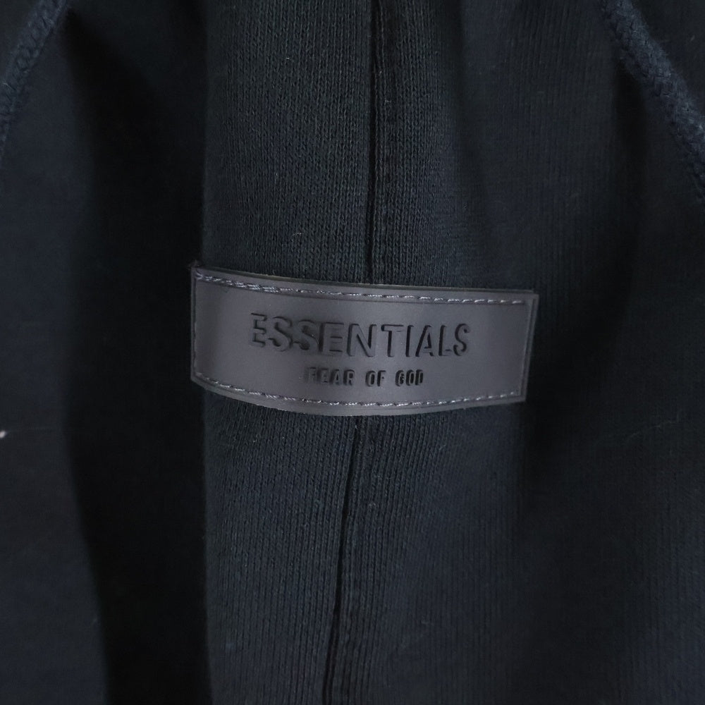 FEAR OF GOD ESSENTIALS(フィアオブゴッド エッセンシャルズ) Logo Sweat Pants ラバーロゴ ドローコード スウェットパンツ ブラック