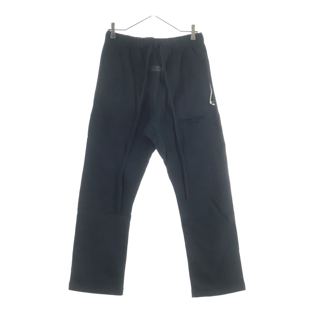FEAR OF GOD ESSENTIALS(フィアオブゴッド エッセンシャルズ) Logo Sweat Pants フェルトロゴ ドローコード スウェットパンツ ブラック