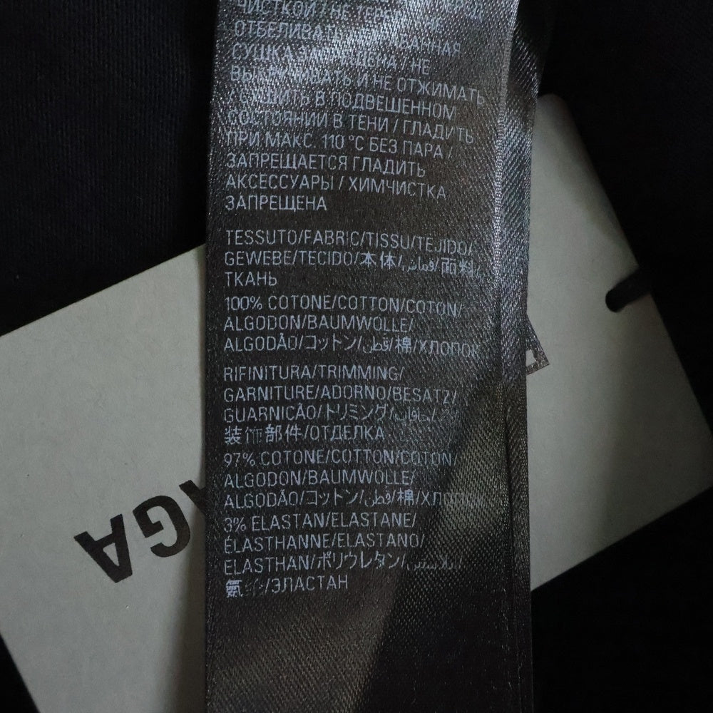 BALENCIAGA(バレンシアガ) To My Love Happy Valentine T-Shirt CD バレンタイン ダメージ加工 半袖Tシャツ ブラック 764235 TQVE4