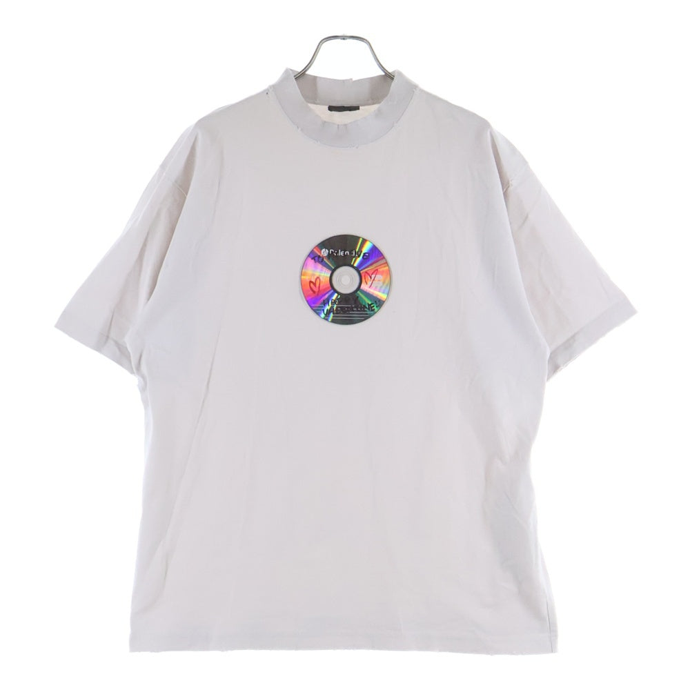 BALENCIAGA(バレンシアガ) To My Love Happy Valentine T-Shirt CD バレンタイン ダメージ加工 半袖Tシャツ ホワイト 764235 TQVE4