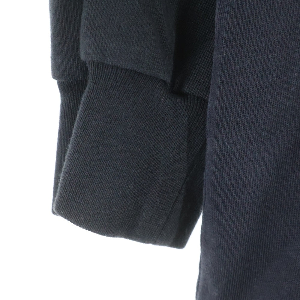 BALENCIAGA(バレンシアガ) 25SS Layered Crash Campaign Logo L/S T-Shirt レイヤード クラッシュ ダメージ加工 キャンペーンロゴ長袖Tシャツ ブラック 818555 TRVK8