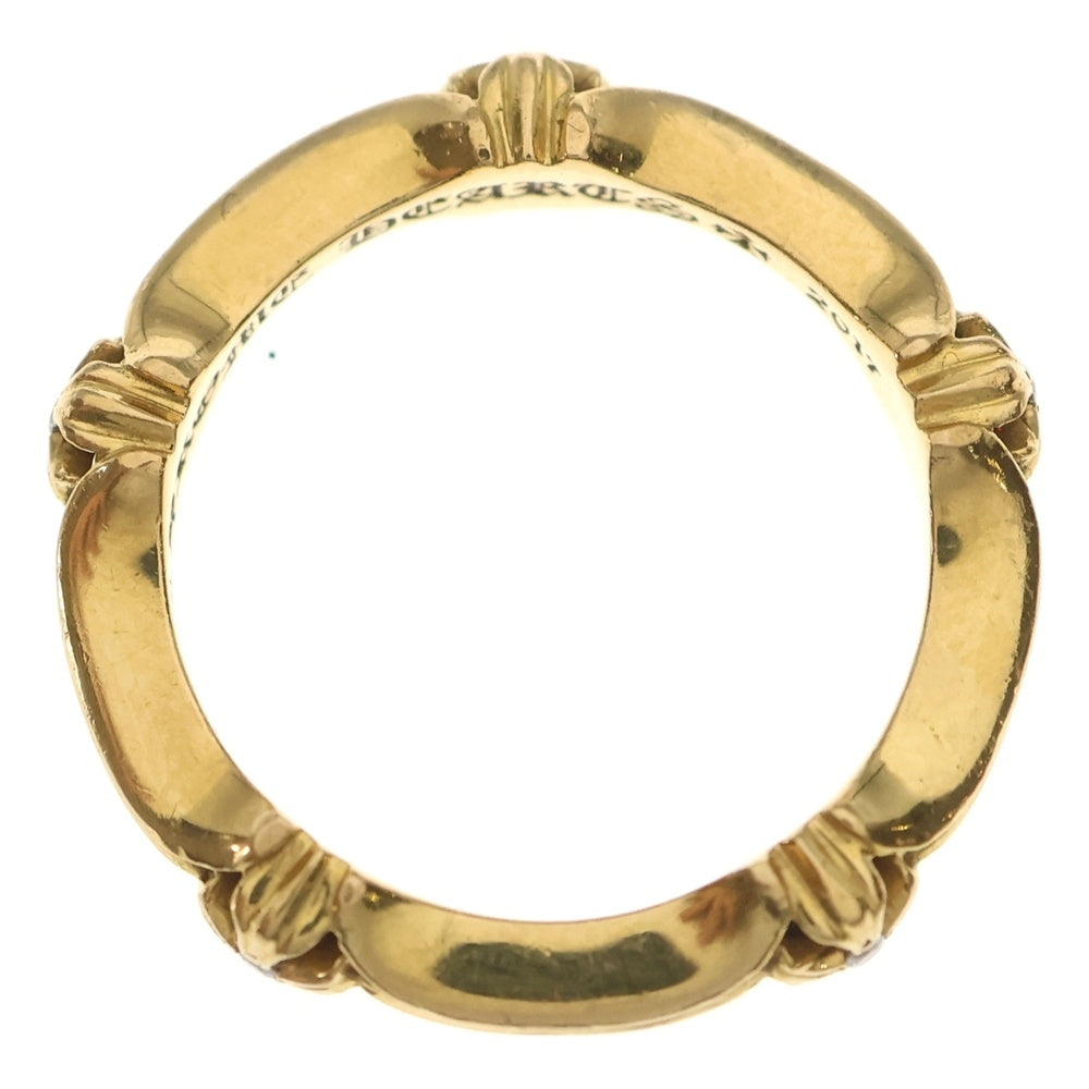 CHROME HEARTS(クロムハーツ) 22K PLUS AND BONE 5DIA プラスアンドボーン 5ダイヤ リング ゴールド レディース