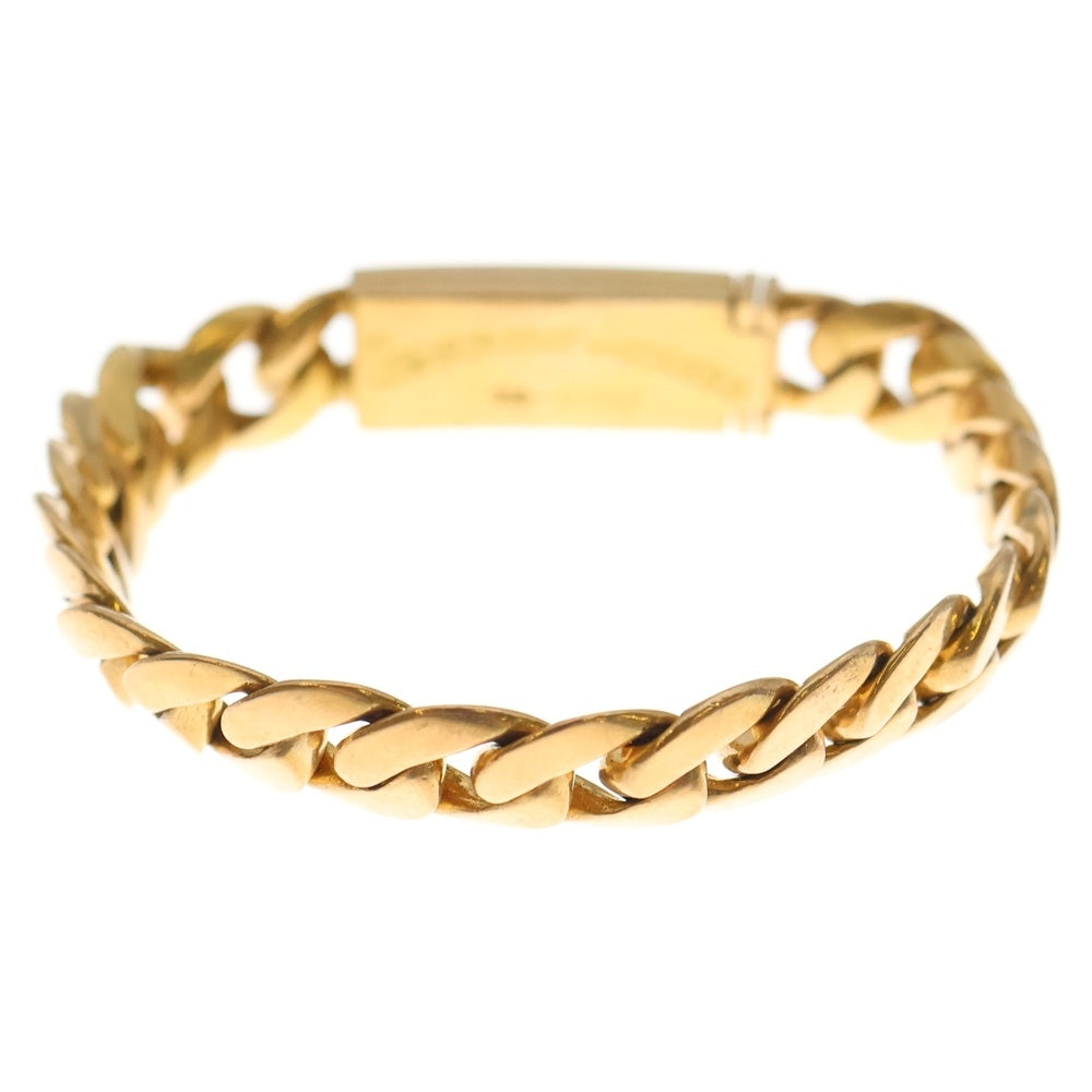 CHROME HEARTS(クロムハーツ) 22K BABY FLORAL ID ベイビー フローラル ミニIDブレスレット ゴールド