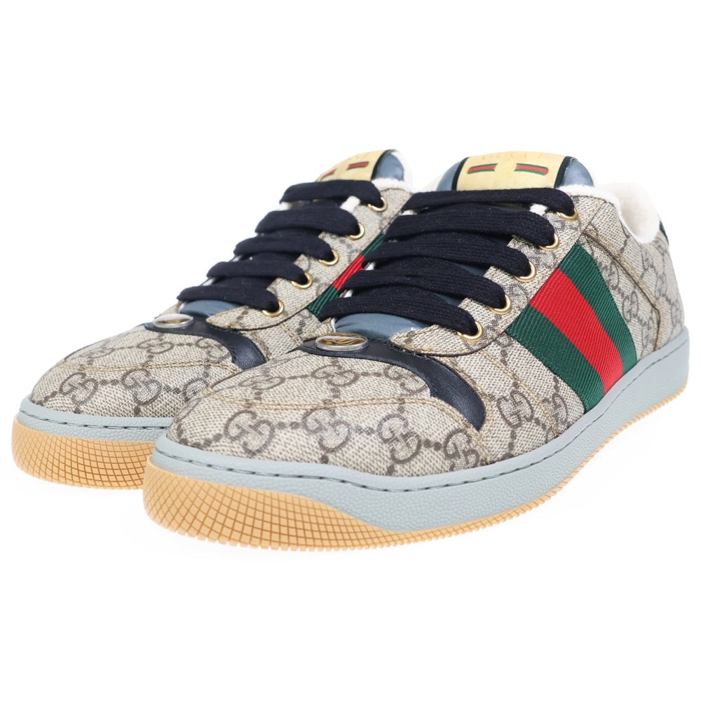 GUCCI(グッチ) 総柄ローカットスニーカー 6 1/2 674530 レディース