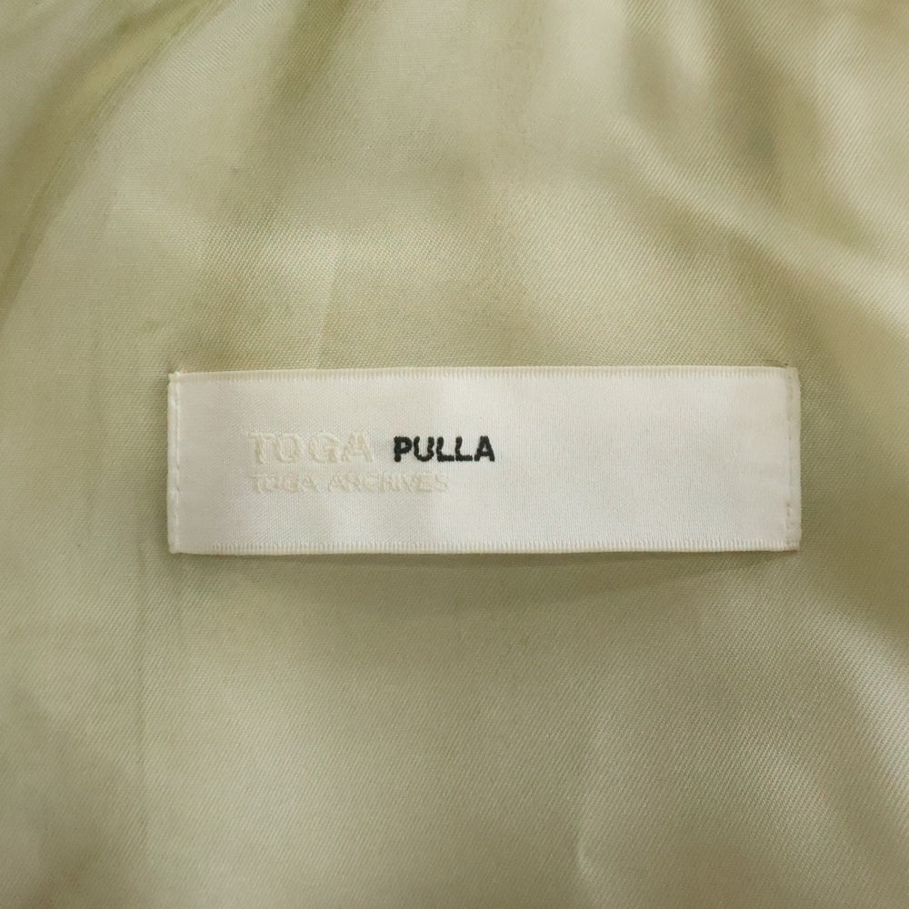 TOGA PULLA(トーガ プルラ) 25AW RAYON PRINT DRESS レーヨンドレス ワンピース グリーン レディース TP252-FH222