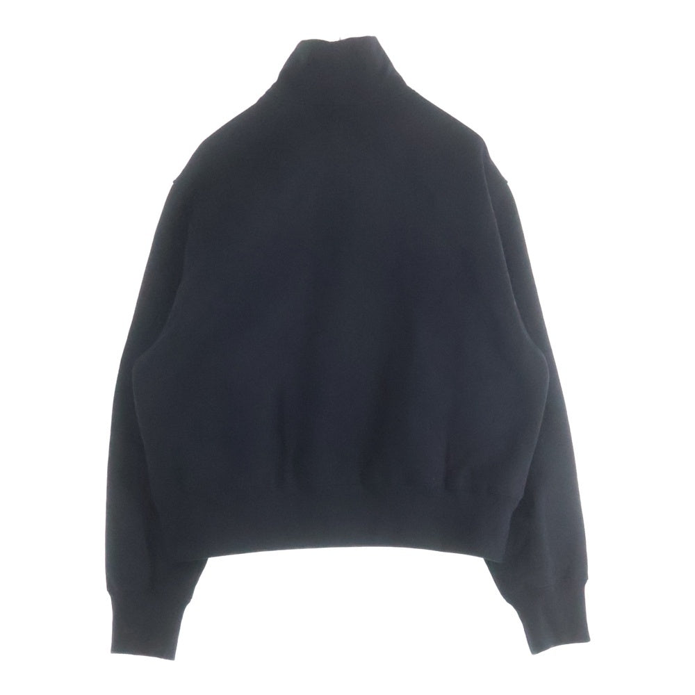 GUCCI(グッチ) Brushed Cotton Jersey Half Zip Track Sweatshirt ロゴ