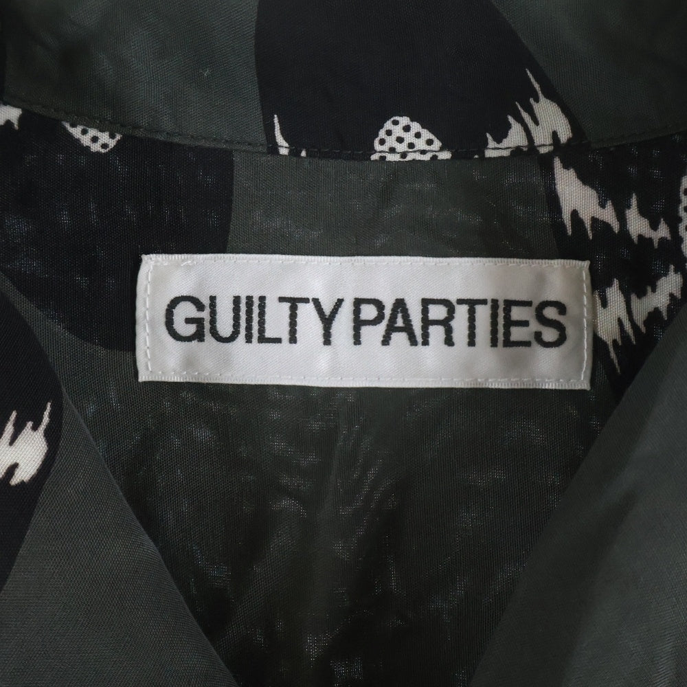 WACKO MARIA(ワコマリア) 24SS RECORDS HAWAIIAN SHIRTS レコード ハワイアン 半袖シャツ ブラック