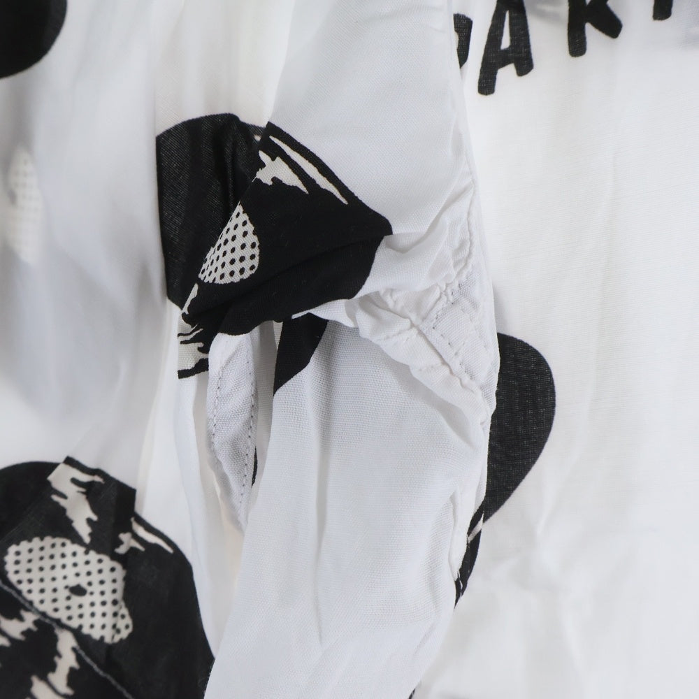 WACKO MARIA(ワコマリア) 24SS RECORDS HAWAIIAN SHIRTS レコード ハワイアン 半袖シャツ ホワイト