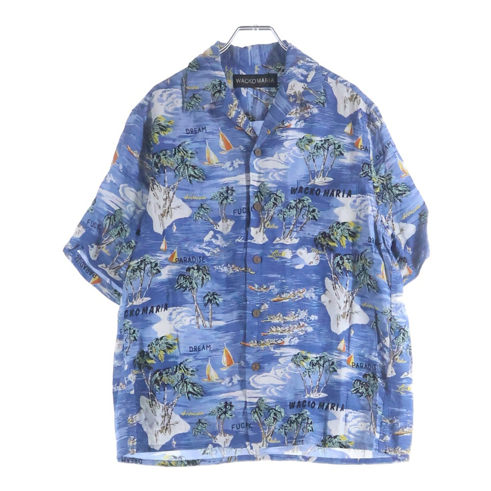 WACKO MARIA(ワコマリア) 25SS HAWAIIAN SHIRTS ハワイアン 半袖シャツ ブルー