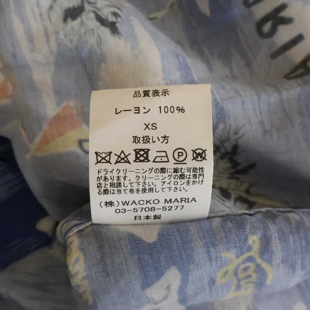 WACKO MARIA(ワコマリア) 25SS HAWAIIAN SHIRTS ハワイアン 半袖シャツ ブルー