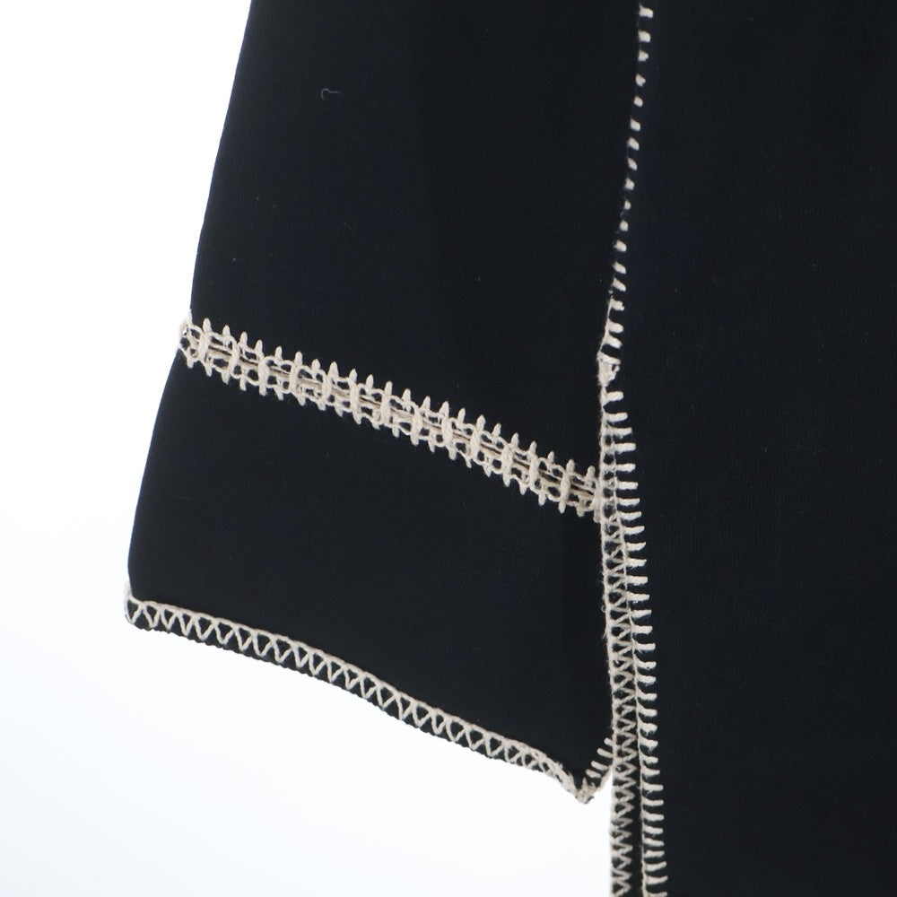 doublet(ダブレット) Big Stitch Sweat Shirt ビッグステッチ スウェットシャツ ブラック 20AW32CS162
