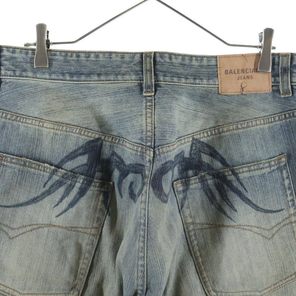 BALENCIAGA(バレンシアガ) 24AW Y2K Stretched Knee Baggy Jean