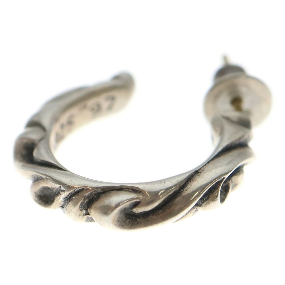 CHROME HEARTS(クロムハーツ) HOOP SCROOL スクロール フープピアス シルバー BCA102