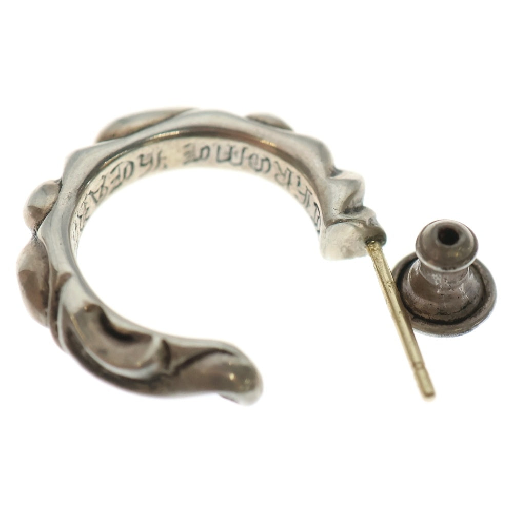 CHROME HEARTS(クロムハーツ) HOOP SCROOL スクロール フープピアス シルバー BCA102